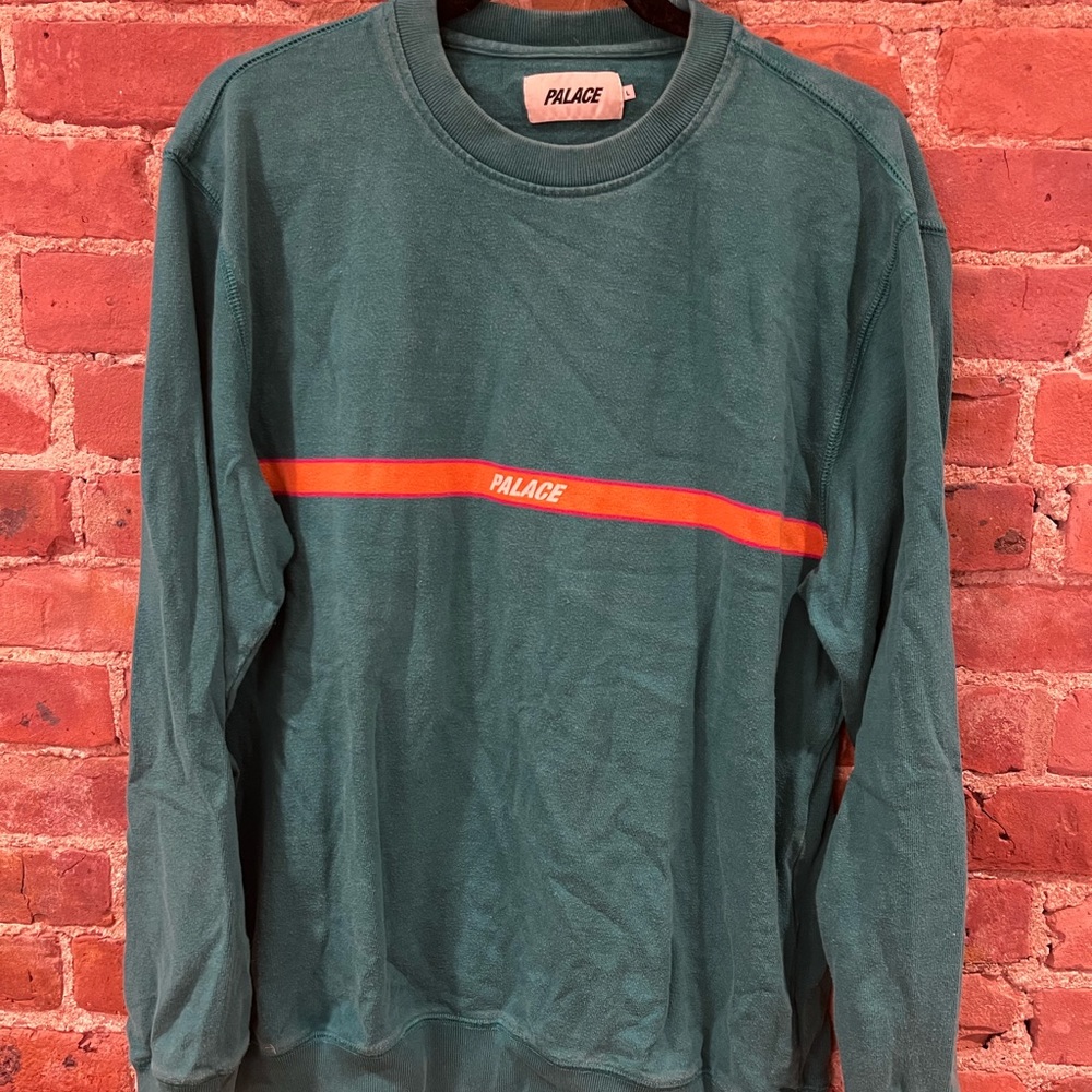 Green long-sleeve Palace T shirt